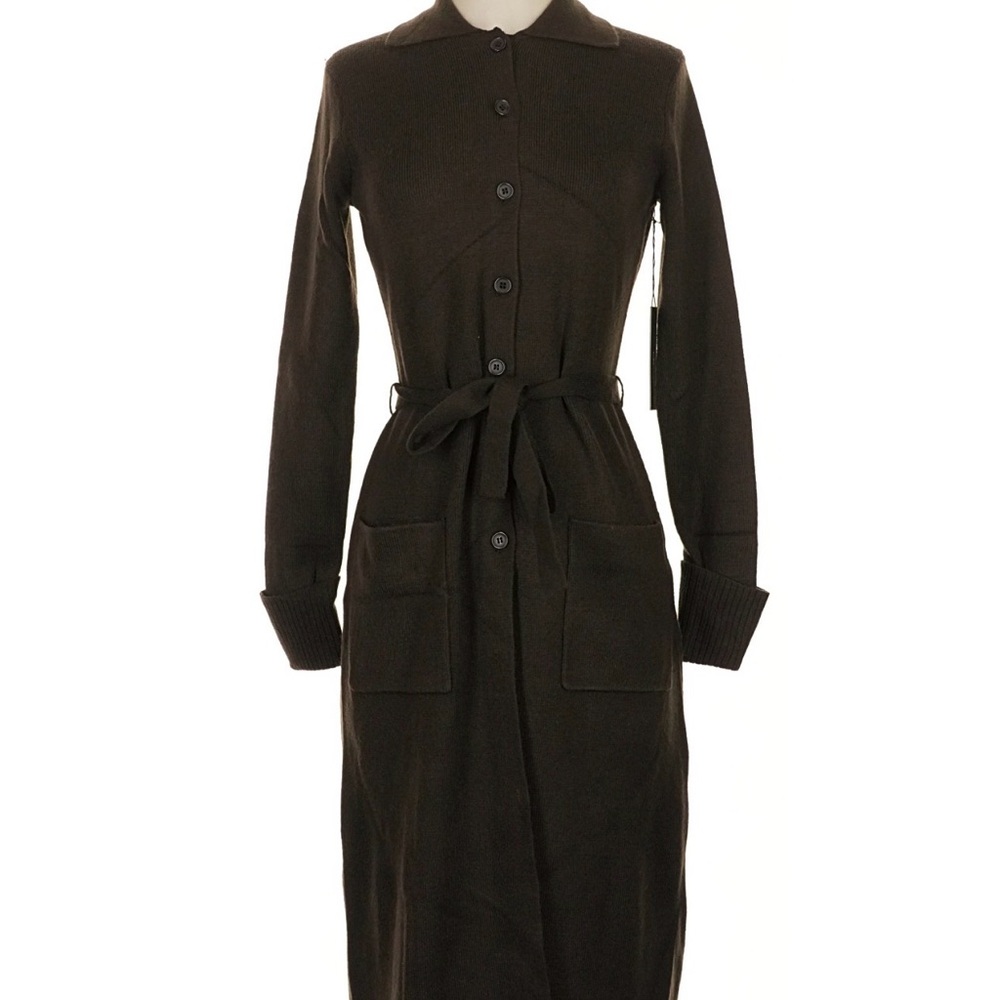 BCBGMaxAzria Black Long Sleeve Dress